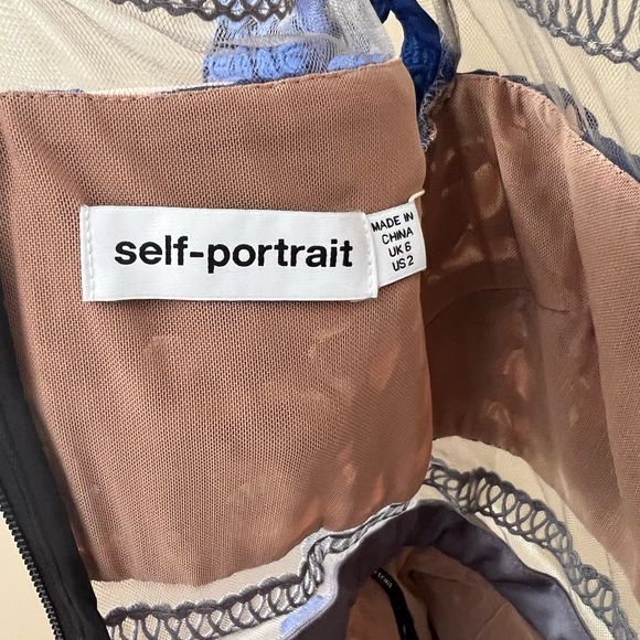 Self Portrait blue dress - Picture 3 of 6